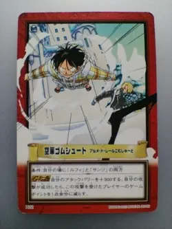 " Luffy & Sanji " H22 One Piece Carddass Hyper Battle 2001 BANDAI TCG Japan F/S - Image 1