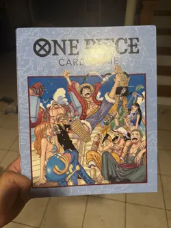 Bandai One Piece Card Game A4 3-Ring Hardcover Binder 90-Card 9-Pocket - Image 1