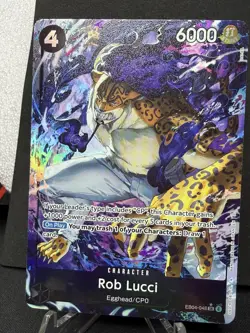One Piece TCG English EB04-048 Rob Lucci Alt Art Parallel - Image 2