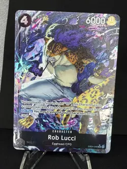 One Piece TCG English EB04-048 Rob Lucci Alt Art Parallel - Image 4