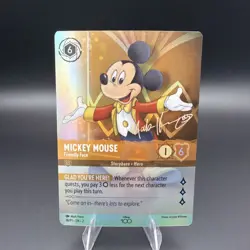 Disney 100 Lorcana 18/P1 Mickey Mouse Friendly Face Promo (B) - Image 1