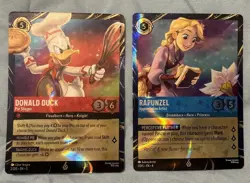 Disney Lorcana - Epcot Festival of the Arts Promo - Donald Duck and Rapunzel - Image 1