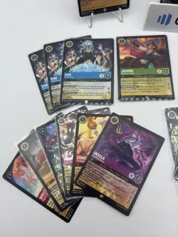 24 Lot Disney Lorcana Legendary Gold Pentagon NonFoil Mixed Lot Kida Elsa Ursula - Image 4