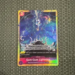 Gum-Gum Lightning OP09-077 UC - One Piece - (Best Selection Vol.4) - Image 1