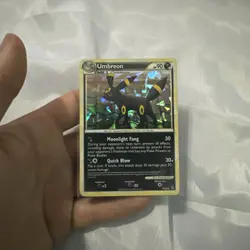 Pokemon TCG Umbreon 10/90 Prime Undaunted Holo Cracked Ice Light Play Condition - Image 2