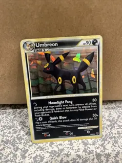 Pokemon TCG Umbreon Undaunted 10/90 Holo Exclusive Cracked Ice - Image 1