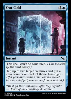 Out Cold - 66 - Murders at Karlov Manor- Near Mint - MTG - Image 1
