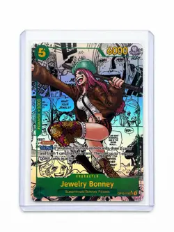 Jewelry Bonney OP12-118 Secret Rare One Piece Card Foil Eng Legacy of the Master - Image 1