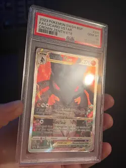 PSA 10 FRESH CERT Lucario VSTAR SWSH291 SWSH: Sword & Shield Promo Cards Holo - Image 2
