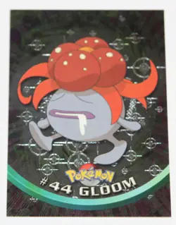 Gloom #44 Chrome Holo Foil Spectra Rare Pokemon 1999 Topps Card TV Animation - Image 1