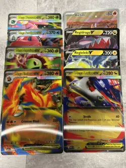 (Lot Of 8) Pokemon TCG Jumbo Cards Victini Latias Venusaur - Image 1