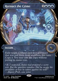 Reenact the Crime - 297 - Murders at Karlov Manor- Near Mint - MTG - Image 1