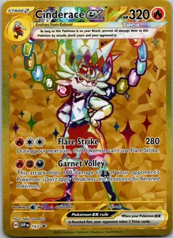 Cinderace ex 163 - SV: Scarlet & Violet Promo Cards Pokemon TCG NM Holofoil - Image 1
