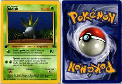 Pokemon Card - Oddish Jungle 58/64 1999 Common 1st Edition Heavily Played - Image 3