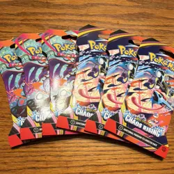 Pokemon TCG Chaos Rising Booster Packs Lot of 6 Sealed English 10 Cards - Image 1