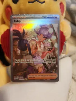 Pokemon Card Tulip 259/182 SV04 Paradox Rift Full Art Holo Tcg Nm - Image 2