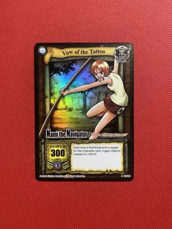One Piece CCG Card TCG Nami The Navigator Vow Of The Tattoo Holo Quest Begins - Image 1