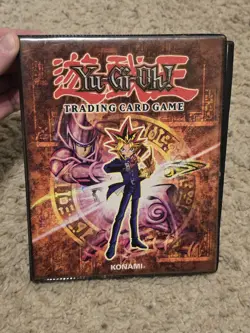 Yu-Gi-Oh Binder Trading Game Card Sleeves Book Folder 1996 Holder Konami - Image 1