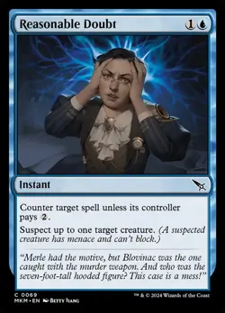 Reasonable Doubt - 69 - Murders at Karlov Manor- Near Mint - MTG - Image 1