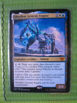 Shorikai, Genesis Engine 04 MTG Commander: Kamigawa: Neon Dynasty Mythic Regular - Image 1
