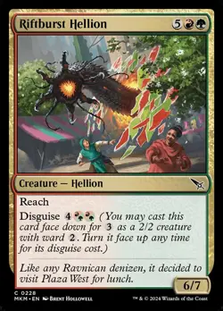 Riftburst Hellion - 228 - Murders at Karlov Manor- Near Mint - MTG - Image 1