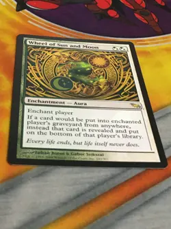 D1136 MAGIC GATHERING SHADOWMOOR WHEEL O SUN AND MOON #243 LP R MTG - Image 2