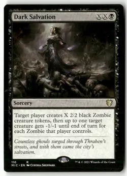 Dark Salvation 110 Commander: Innistrad: Midnight Hunt Magic: The Gathering NM - Image 1