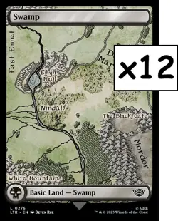 SWAMP x12 - #276 - Full Art - Lord of the Rings - NM MTG - Image 1