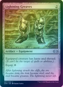 Lightning Greaves (Foil) (2XM) - Image 1