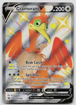 Cramorant V SWSH086 Sword & Shield Promo Pokemon NM - Image 1