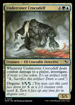 Undercover Crocodelf - 239 - Murders at Karlov Manor- Near Mint - MTG - Image 1