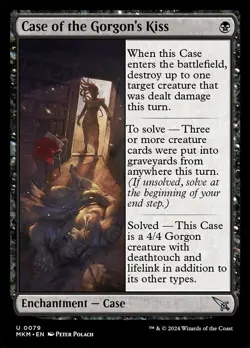 Case of the Gorgon's Kiss - 79 - Murders at Karlov Manor- Near Mint - MTG - Image 1