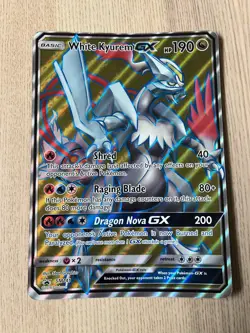 White Kyurem GX - SM141 Black Star Promo (Pokemon) Ultra Rare - JUMBO OVERSIZED - Image 1