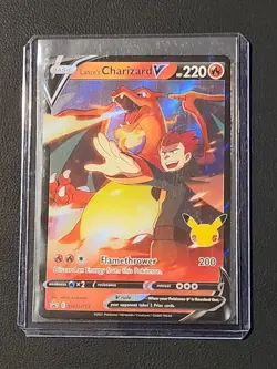 Pokemon Celebrations Lance's Charizard v SWSH133 Black Star Promo NM Condition - Image 3