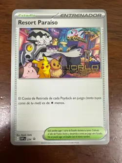 Pokemon Worlds 2025 Latin American Spanish Paradise Resort SVP 224 Anaheim Promo - Image 1