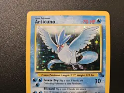 Articuno 2/62 Fossil Holo LP Pokemon - Image 3