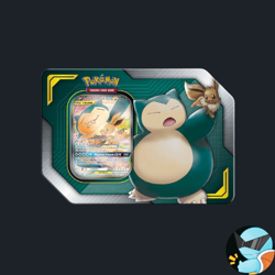 Pokemon TCG Eevee & Snorlax GX Tag Team Tin Factory Sealed New 2019 - Image 1