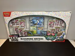 Pokemon TCG Scarlet & Violet 151 Blooming Waters Premium Collection Box Sealed - Image 1
