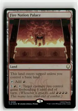 Fire Nation Palace FOIL Avatar The Last Airbender MTG NM - Image 1