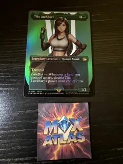 MTG - Tifa Lockhart - (Borderless Foil) - Final Fantasy 0391 FFVII FF7 NM - Image 1
