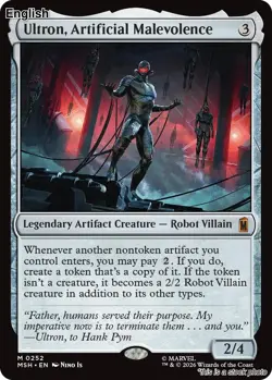 (Preorder) Ultron, Artificial Malevolence EN [MSH - 252] - NM TCG MTG - Image 1