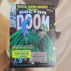 x1 Doctor Doom (0394) - Foil - Borderless M MTG Marvel Super Heroes M/NM, Englis - Image 1