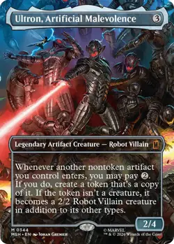 Mint/Near-Mint, English - 1 x MTG Ultron, Artificial Malevolence (0344) - Foil - - Image 1