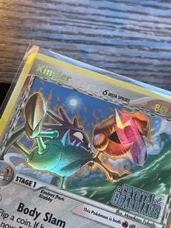 Pokemon TCG Kingler 22/100 Crystal Guardians Delta Species Reverse Holo Rare - Image 3