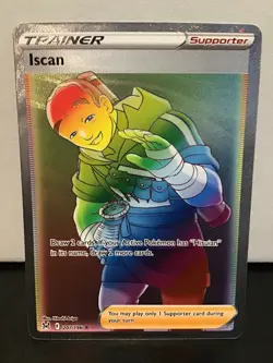 Iscan 207/196 Rainbow Holo Secret Rare Pokemon Lost Origin - Image 1