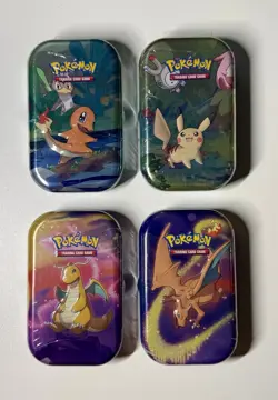 Lot of 4 - Pokemon TCG : Kanto Friends Mini Tin 820650813856 - Image 3