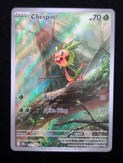 Chespin - 087/086 ME04: Chaos Rising Pokemon NM Holo - Image 1
