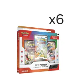 🔥Pokemon TCG First Partner Illustration Collection: Series 2 | Sealed Case of 6 - Image 1