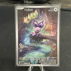 Pokemon Noibat 169/159 Sv09: Journey Together Holo Illustration Rare 60 HP Rapi… - Image 1