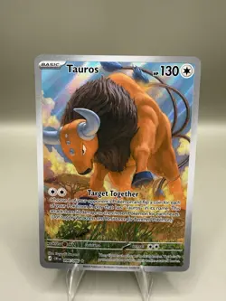Pokemon TCG: Tauros 096/086 IR CRI Chaos Rising Illustration Rare Card - NM - Image 1